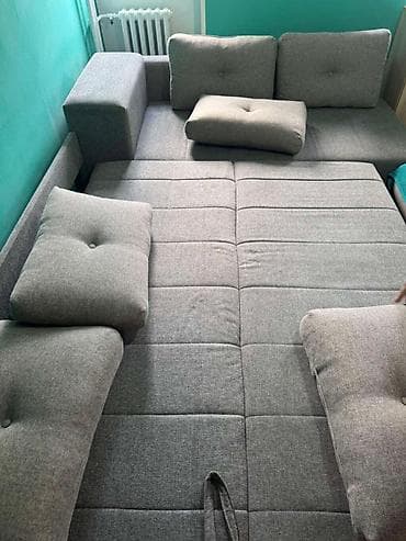 plasticni krevet za pse: Ugaona garnitura na razvlačenje – očuvana Prodaje se očuvana ugaona — 8