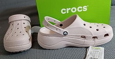 zara papuče: Crocs Baya Platform Clog – bež klompe sa platformom 41/42-W10 cena — 9