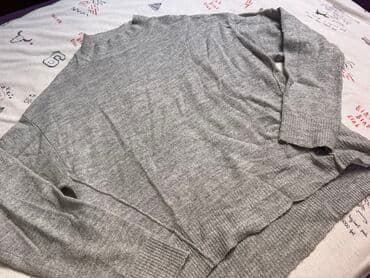Women's Clothing: Siva rolka, ne ide uz telo nego samo pada, veličina L, prijatna za — 2