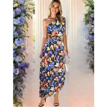 M, bоја - Šareno, Večernji, maturski, Top (bez rukava)