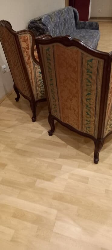 stilske rucice za namestaj: Francuska fotelja u stilu Luja XV dve fotelje - Konstrukcija od punog — 9