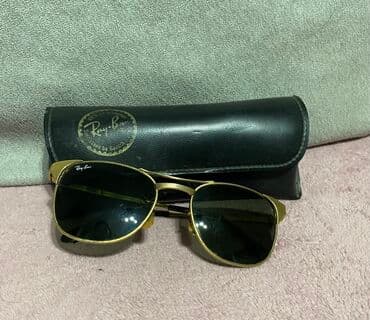 kaiš za torbu: Naočare za sunce, Ray-Ban, bоја - Zlatna — 1