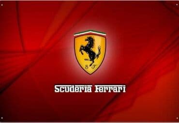 imt spartac delovi: Dekorativna metalna tablica - SCUDERIA FERRARI Dekorativna metalna — 1