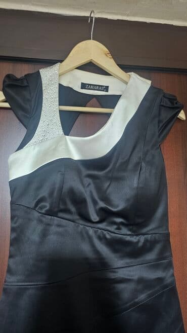 L, bоја - Crna, Koktel, klub, Kratkih rukava — 2