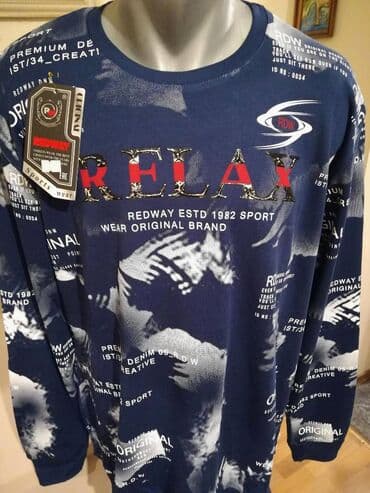 Donji delovi trenerke: Duks, 3XL (EU 58), 4XL (EU 60), bоја - Svetloplava — 4