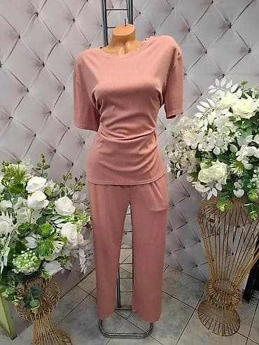 Suknje: Dvodijelni ženski komplet od rebrastog žerseja Za punije dame. - — 3