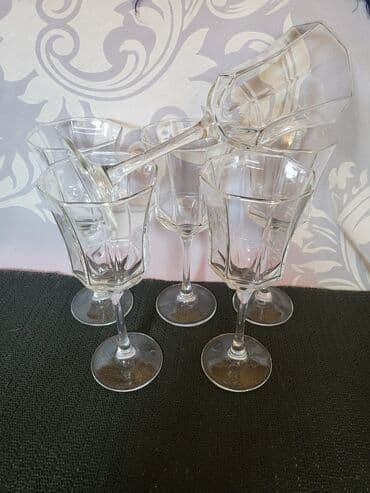 swarovski kristali cena: Case za vino Luminarc Francuska iz 80ih. Case za vino bez ostecenja — 8