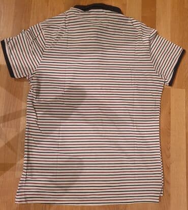 kačketi sa životinjama: FRED PERRY original polo majica sa kragnicom, teget, bele i crvene — 5