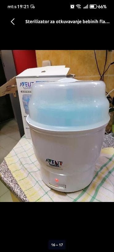Avent Naturally Express – električni parni sterilizator za flašice -