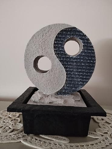 home decor ruma: Dekorativna sobna fontana GiftDecor – Yin Yang - Dizajn: kružna — 2
