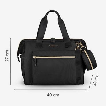 muske kozne torbice mona: KikkaBoo Torba za mame Maxi premium black Šifra proizvoda: KKB2 — 10