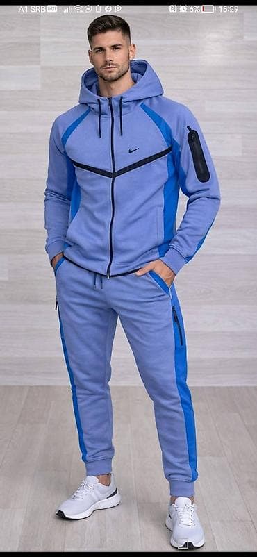 kaput sa dva lica: Trenerka Nike, bоја - Tamnoplava — 2