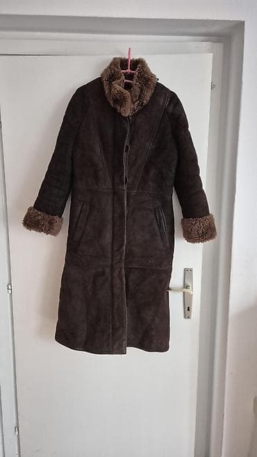 mango jakne ženske: AKCIJA! Duga zenska bunda od prirodne prevrnute (brusene) koze i — 6