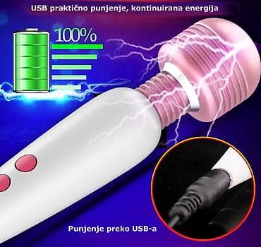 Proizvodi za Odrasle: Magični štapić masažer - Materijal: ABS plastika + silikon — 4