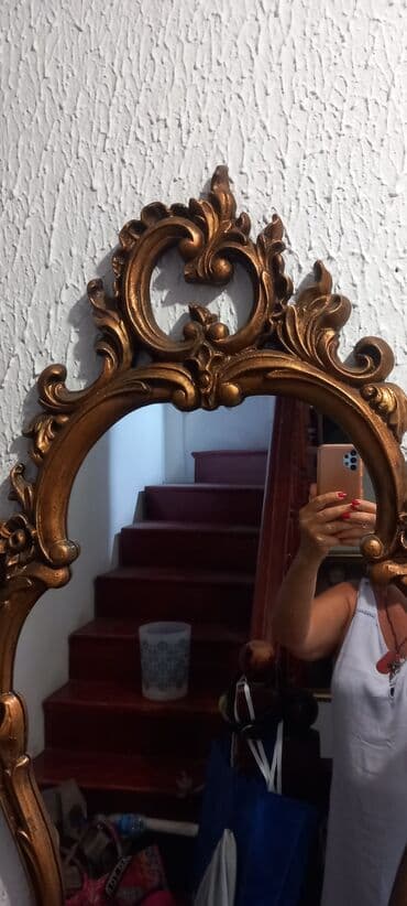 set za odvijanje oštećenih šrafova: Wall mirror, shape - Oval, With a frame, Used — 2