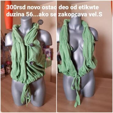 Fur coats: Zeleni pleteni prsluk/bolero sa mogućnošću različitog stilizovanja — 3