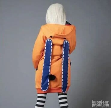 top od bisera: Akcija Simpatična duža dukserica sa kapuljačom i dugačkim ušima — 3