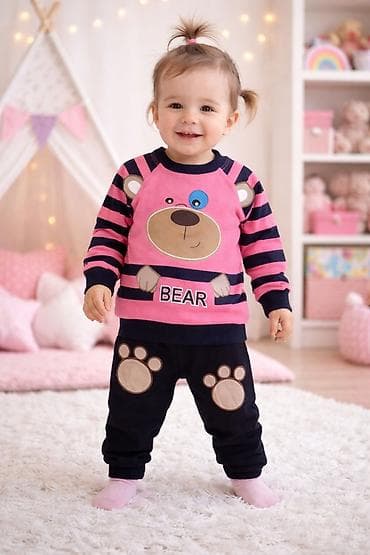 🌸🐻 Presladak komplet za devojčice – Bear 🐻🌸 Neodoljiv komplet koji