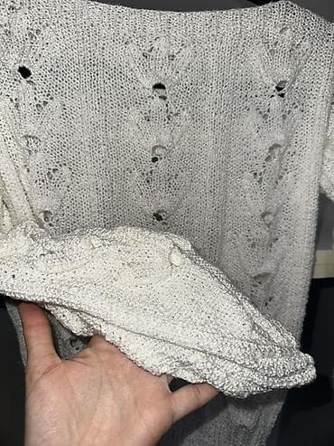 Kancelarijski nameštaj: Pletena ženska bluza/džemper S - Novo - Model: lagani, rupičasti — 2