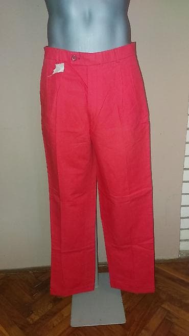 CRVENE MUŠKE PANTALONE - NOVO! Klasične pantalone, nesvakidašnje boje