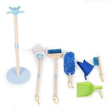 Kreativne i edukativne igračke: Drveni set za čišćenje za decu – 7 delova – ECOTOYS Šifra proizvoda — 4