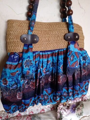 guess torbe kako prepoznati original: Shoulder bag, Material: Canvas — 1