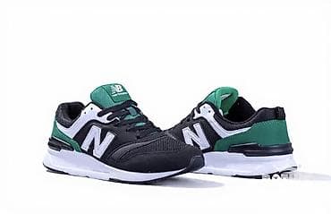 patika reebok: New Balance patike – model sa “N” logom, crno‑belo‑zeleno izdanje - — 1