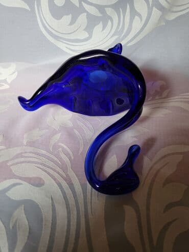 murano lusteri: Murano figura,pepeljara labud duvano staklo 70te. Figura,pepeljara — 12