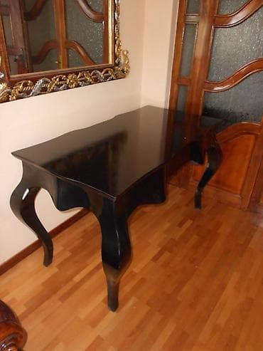 stolovi za terasu: Stilski kancelarijski sto,radni,pisaći,puno drvo.Novo — 3