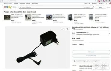 wifi antena za pc: #2714 Adapter Punjač SONY - Orginal; AC/DC ADAPTER Model: AC-S1510; — 3