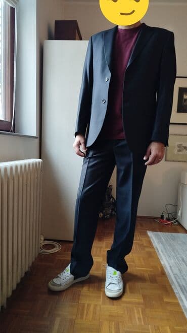 Trousers: Muško odelo, crno, veličina 50 (L/XL), 180/185 cm, 80-90 kg — 6