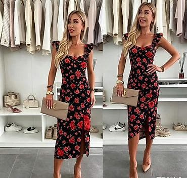 karo haljina: Ženska midi haljina s cvetnim printom
2400 din — 2