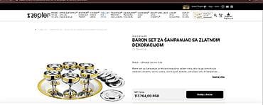 stone lampe cena: Četiri skupocene Zepter čaše za šampanjac iz Masterpiece kolekcije i — 8
