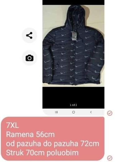 hh jakne: 4xl - 7xl
5.800
Alb jakne i prsluci ms
7xl moze za 140 - 150kg — 3