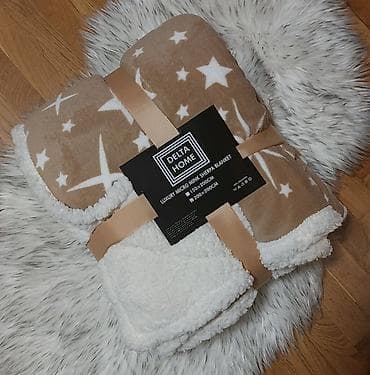 deda mraz i baba mrazica: DELTA HOME Luxury Micro Mink-Sherpa ćebe Dimenzija 200x200 - Tip — 9