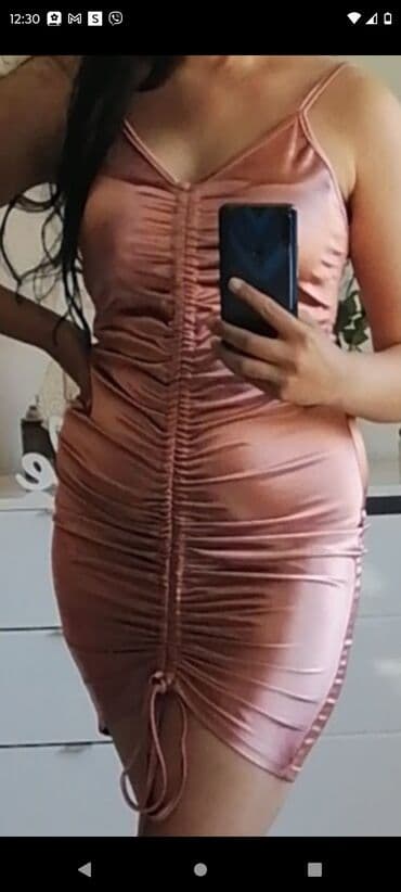 podstava ispod haljine: M (EU 38), color - Pink, Cocktail, With the straps — 1