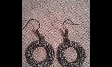 Lighters and accessories: Simpaticne bakarne mindjuse sa ljubicastim kamencicima. Nove — 1