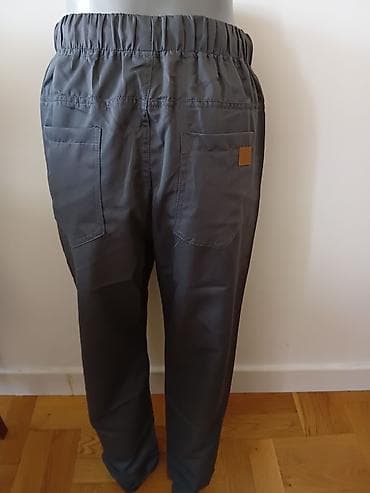 tasne mona: Muške radne pantalone – modeli sa gumom u struku - Materijal: čvrsta — 2