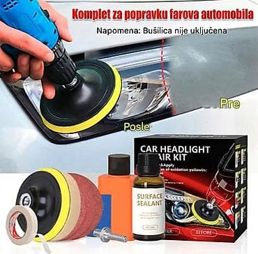 guma m gume: Nov komplet za poliranje farova. Komplet sadrži: 1) disk za šmirglanje — 1