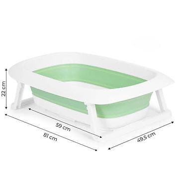stilske nogice za nameštaj: Sklopiva kadica za bebe EcoToys “Green Cow” – HA-B31 GREEN-250 - — 6