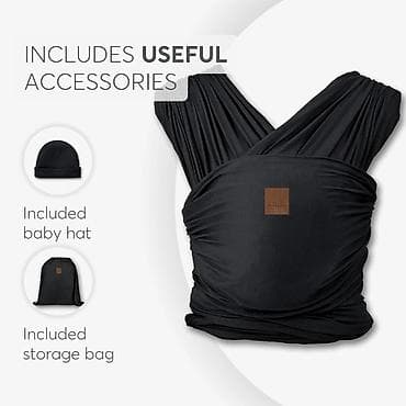 velicine za decu: KikkaBoo Kengur marama Isla – dark grey Opis: - Deluxe marama za — 2