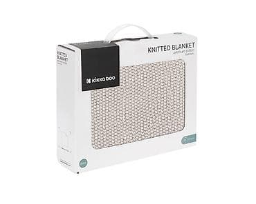 uradi sam lampe za dvoriste: KikkaBoo Pleteno baby ćebence 75x100 Dream Big Beige - Dimenzije — 3