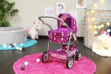 polo ralph lauren papuce: Kolica Coco – Star dark pink (Šifra proizvoda: 90) - Kombinovana — 4