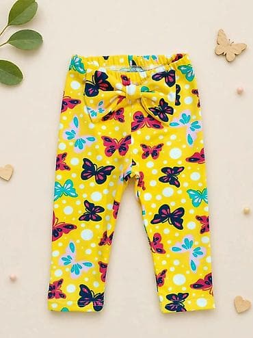 kapa sa usima koje se pomeraju: Dečije helanke sa mašnom za bebe/devojčice. Mekane,rastegljive helanke — 4