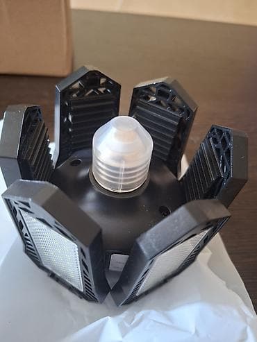 kamin peci: LED sklopiva garažna lampa – 6 krila, 360° osvetljenje - Snažna — 3