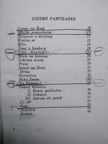 kupujem sat: Knjiga:Pjesme partizanske-V.Nazor 83 str. 18 cm. 1945 god. losije — 5