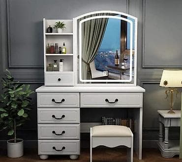 vitrine za pice polovne: Sto za sminkanje Veliko LED ogledalo s ugrađenim osvetljenjem ✅ 5 — 2