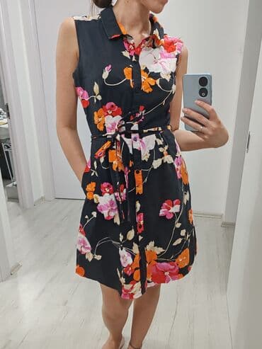 replay majice sa kragnom: Zara S (EU 36), color - Multicolored, Cocktail, Without sleeves — 3