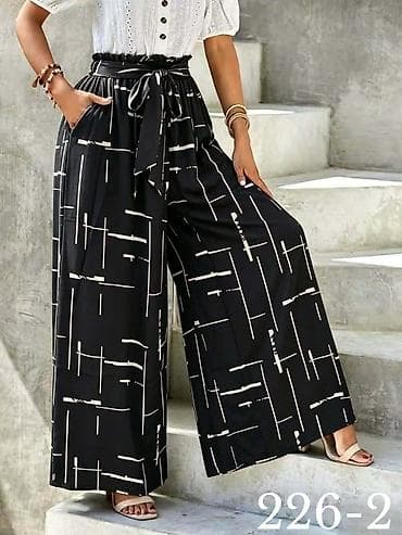 bermude 320: Pantalone za punije dame – model 226-2 - Kroj: široke nogavice — 5