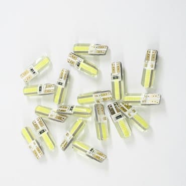 auto delovi raska: Led sijalica T10 SMD Plava, Zelena Roza Silikonska. 12v Sve sto — 7